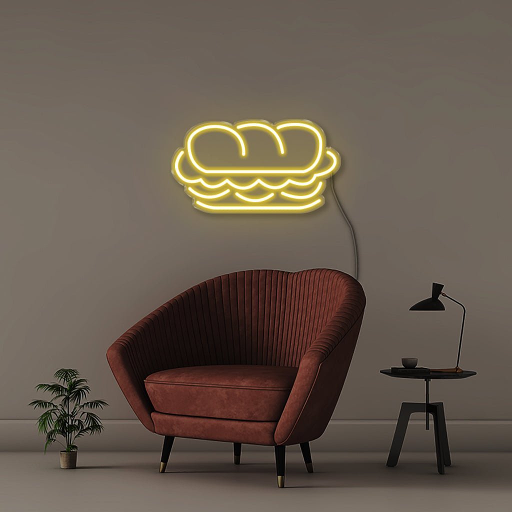 Subway - Neonific - LED Neon Signs - 50 CM - Yellow