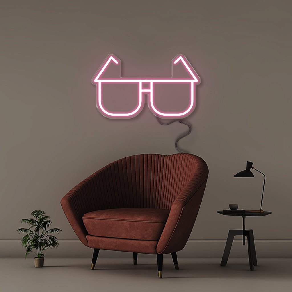 Sunglasses - Neonific - LED Neon Signs - 50 CM - Light Pink