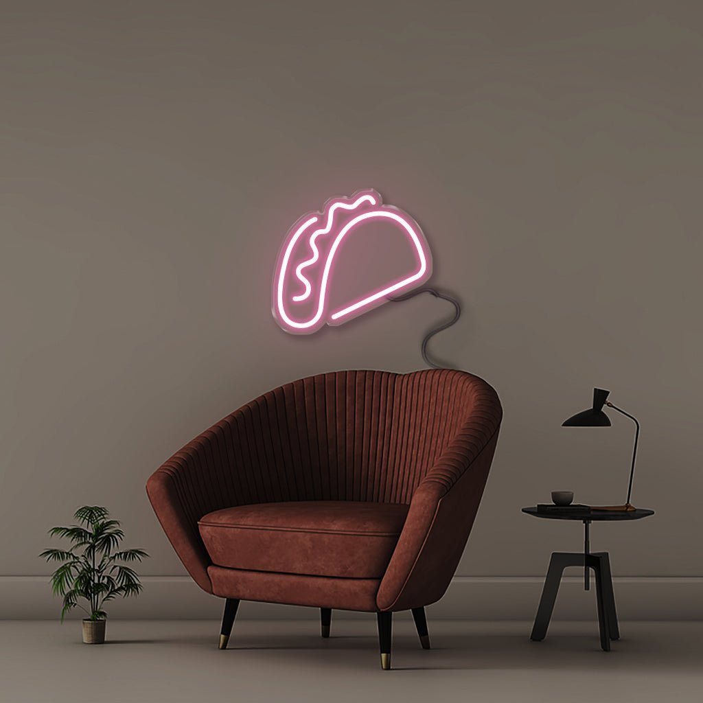 Taco - Neonific - LED Neon Signs - 50 CM - Light Pink