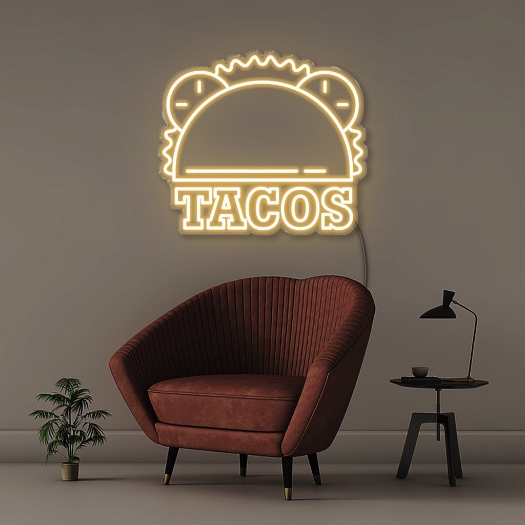 Tacos - Neonific - LED Neon Signs - 75 CM - Warm White