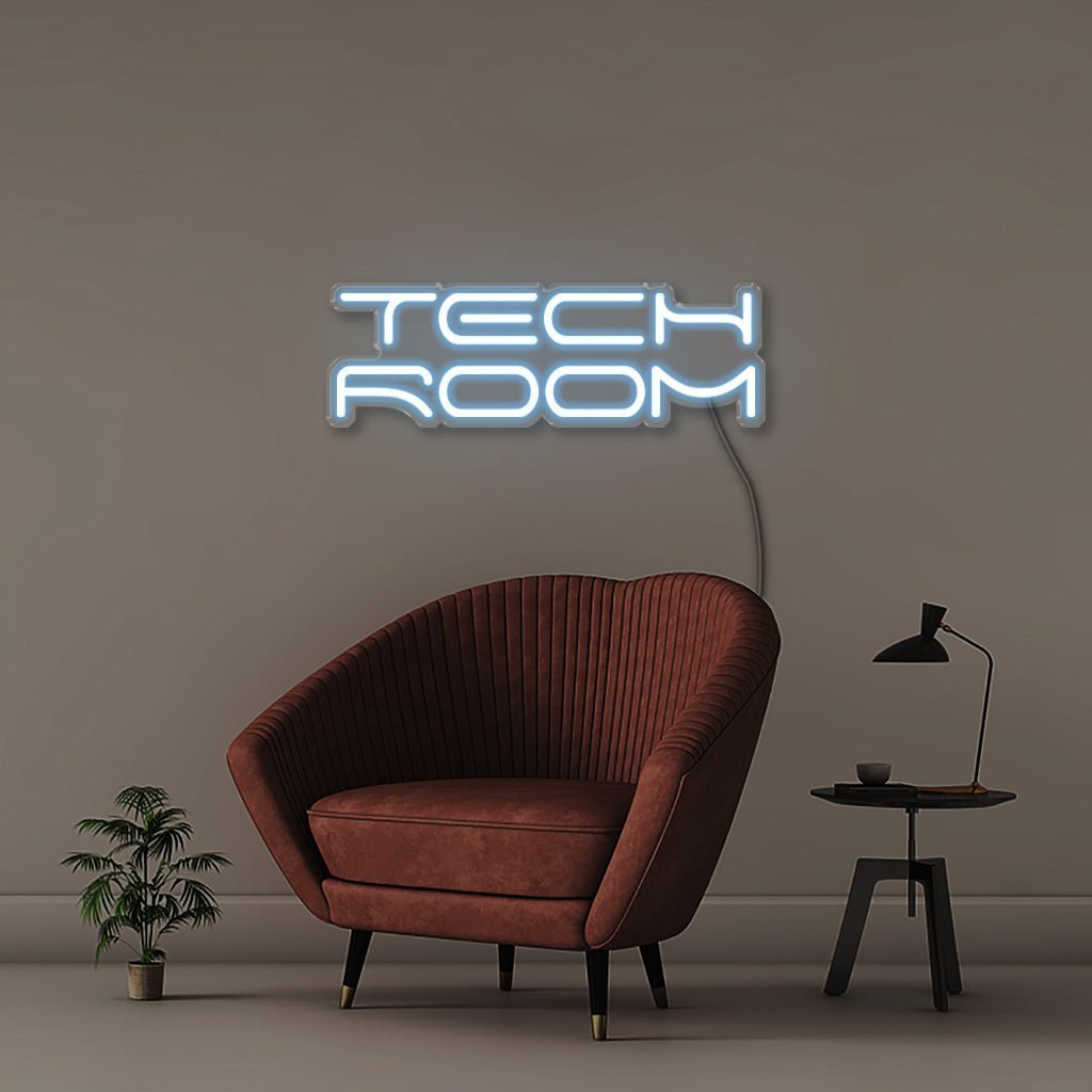 Tech Room - Neonific - LED Neon Signs - 50 CM - Light Blue