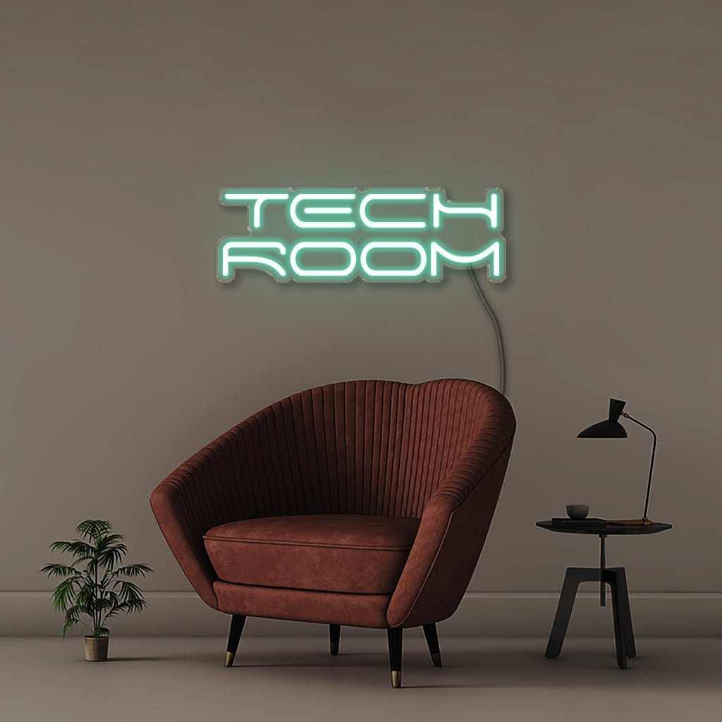Tech Room - Neonific - LED Neon Signs - 50 CM - Sea Foam