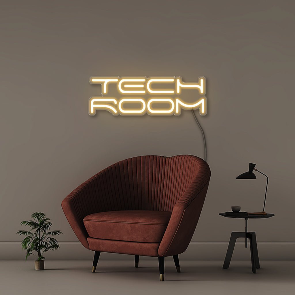 Tech Room - Neonific - LED Neon Signs - 50 CM - Warm White