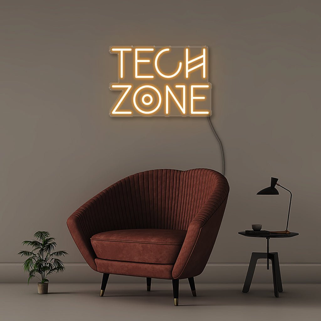 Tech Zone - Neonific - LED Neon Signs - 50 CM - Orange