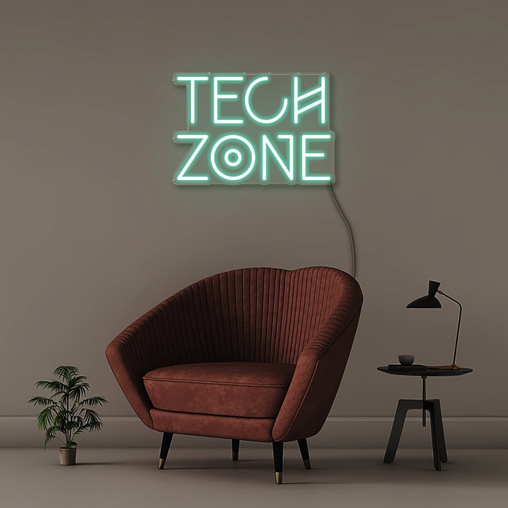 Tech Zone - Neonific - LED Neon Signs - 50 CM - Sea Foam