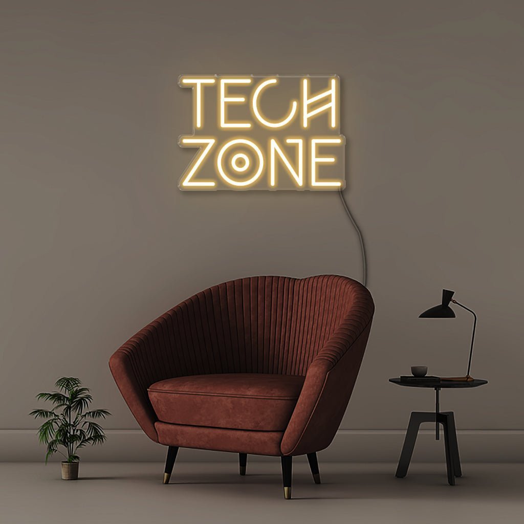 Tech Zone - Neonific - LED Neon Signs - 50 CM - Warm White