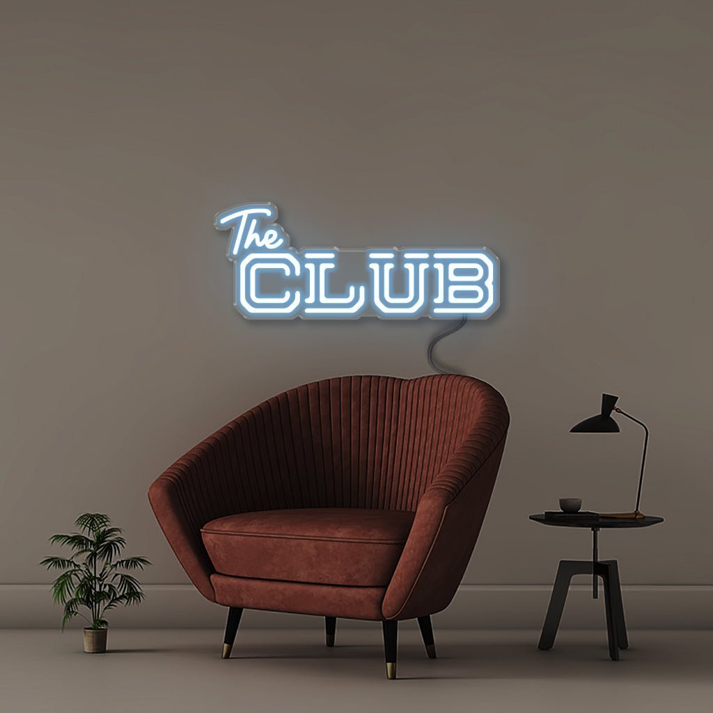 The Club - Neonific - LED Neon Signs - 50 CM - Light Blue