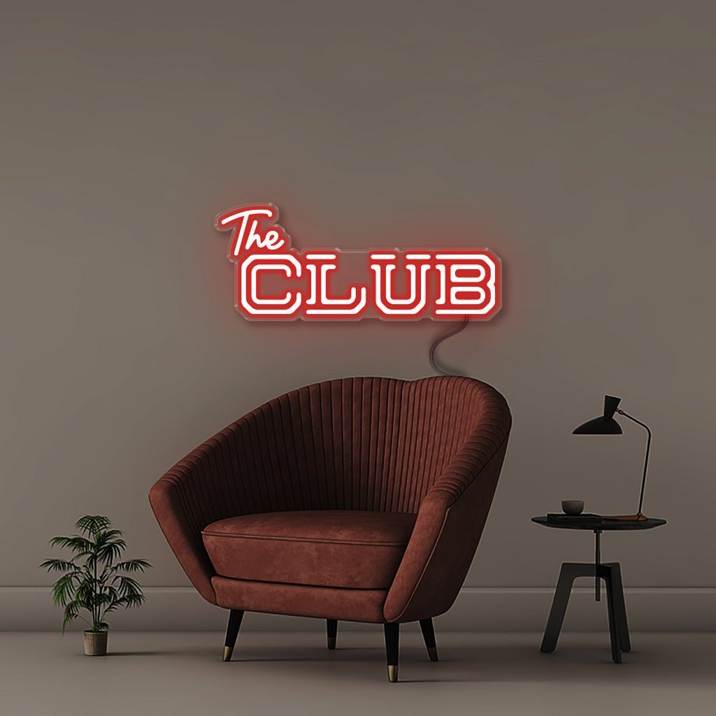 The Club - Neonific - LED Neon Signs - 50 CM - Red