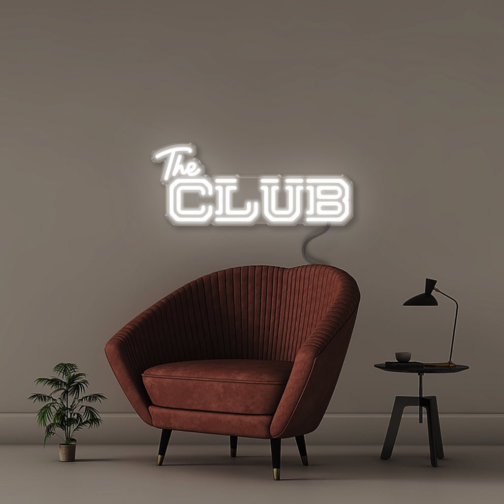 The Club - Neonific - LED Neon Signs - 50 CM - White