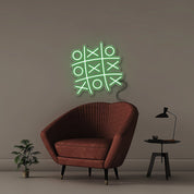 Tic Tac Toe - Neonific - LED Neon Signs - 50 CM - Green