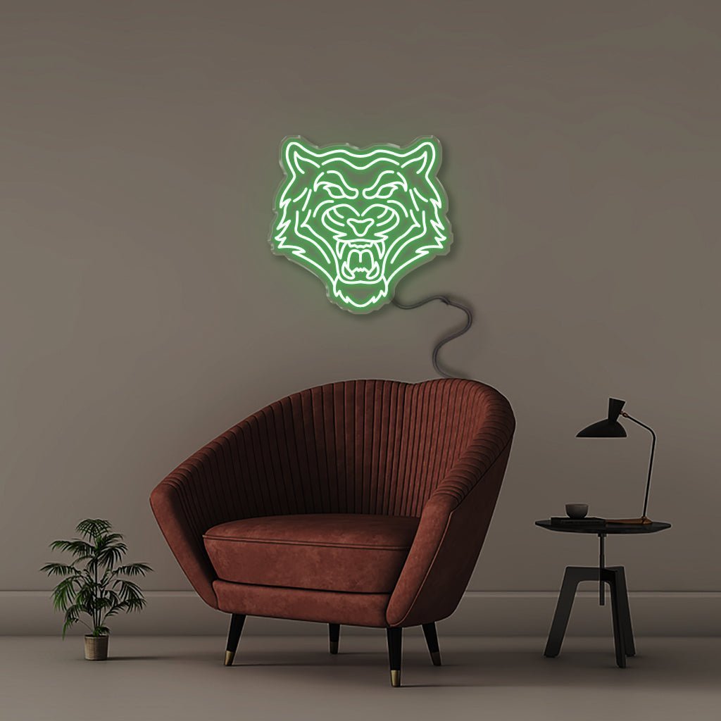 Tiger - Neonific - LED Neon Signs - 50 CM - Green