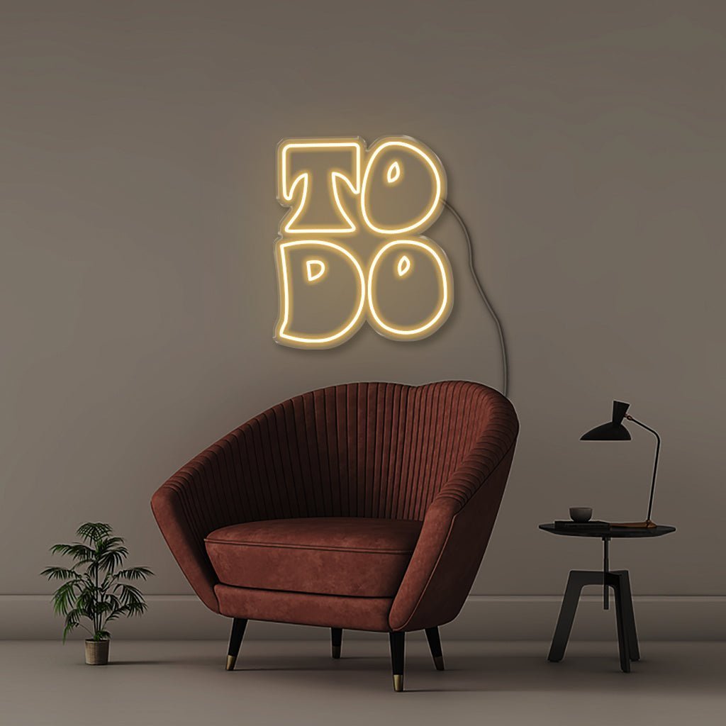 To-Do - Neonific - LED Neon Signs - 50 CM - Warm White