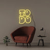 To-Do - Neonific - LED Neon Signs - 50 CM - Yellow