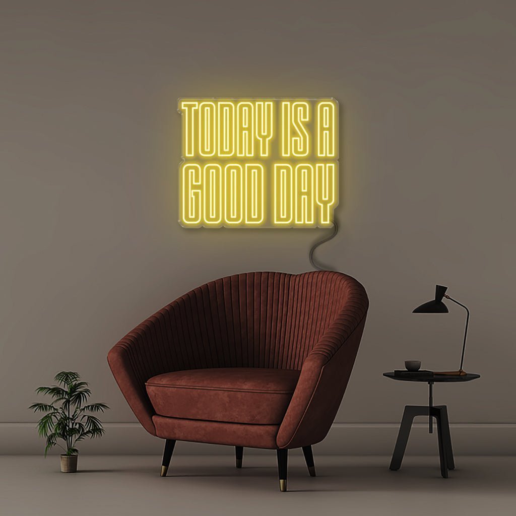 Today is a Good day - Neonific - LED Neon Signs - 50 CM - Yellow