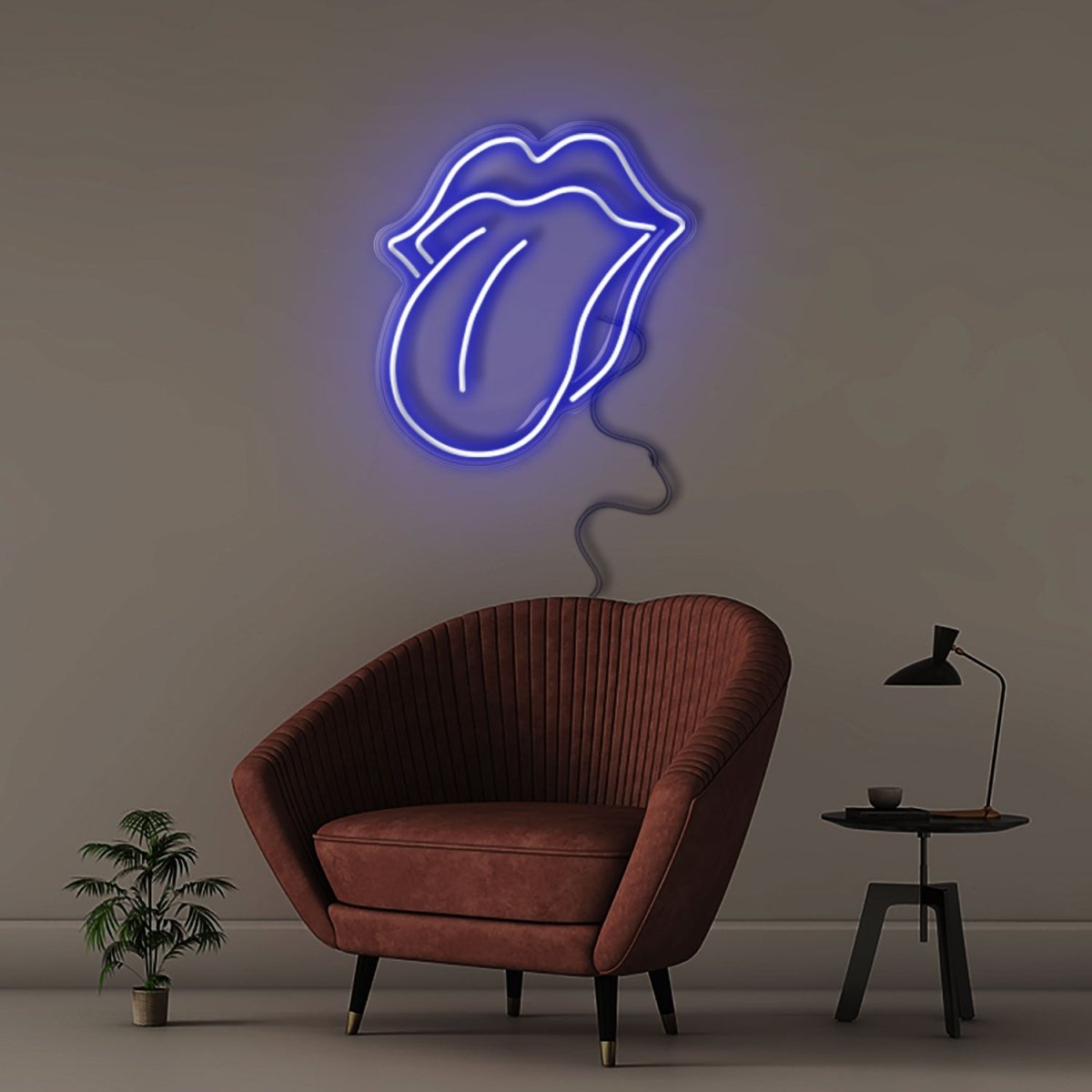 Tongue - Neonific - LED Neon Signs - 60cm - White