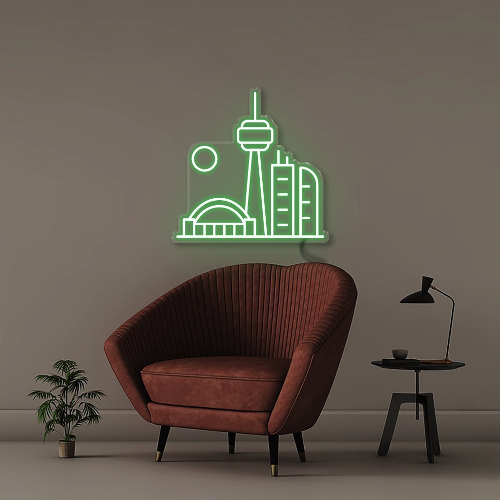 Toronto - Neonific - LED Neon Signs - 50 CM - Green