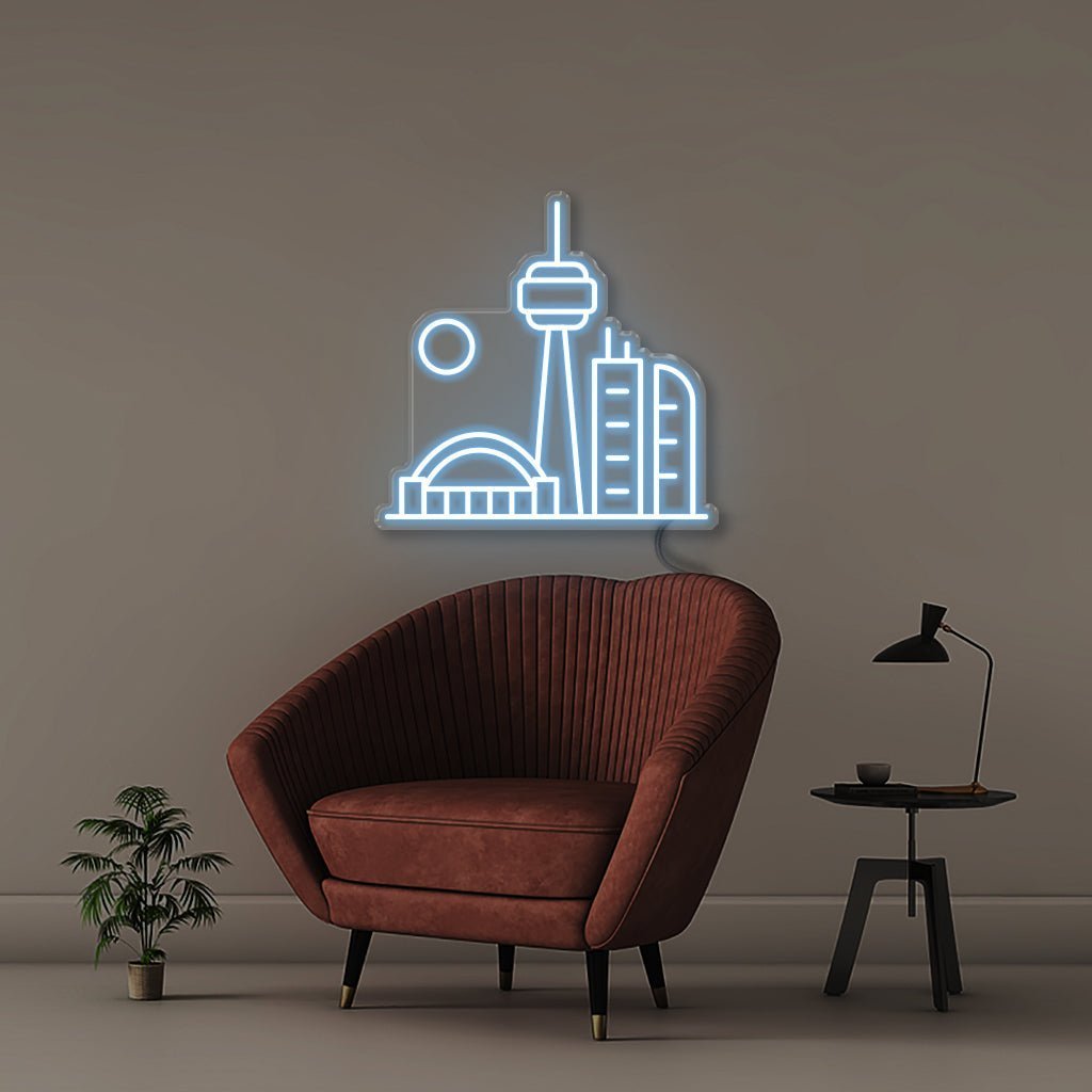 Toronto - Neonific - LED Neon Signs - 50 CM - Light Blue