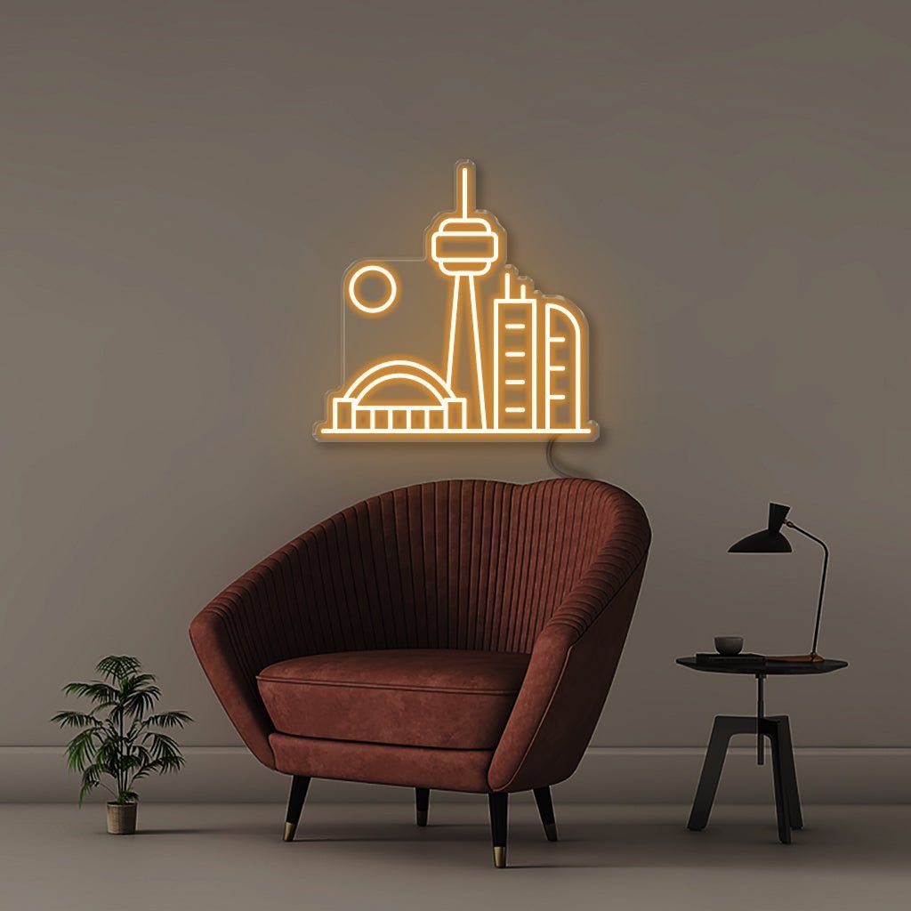 Toronto - Neonific - LED Neon Signs - 50 CM - Orange