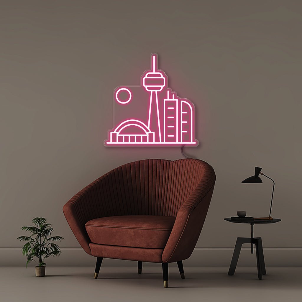 Toronto - Neonific - LED Neon Signs - 50 CM - Pink