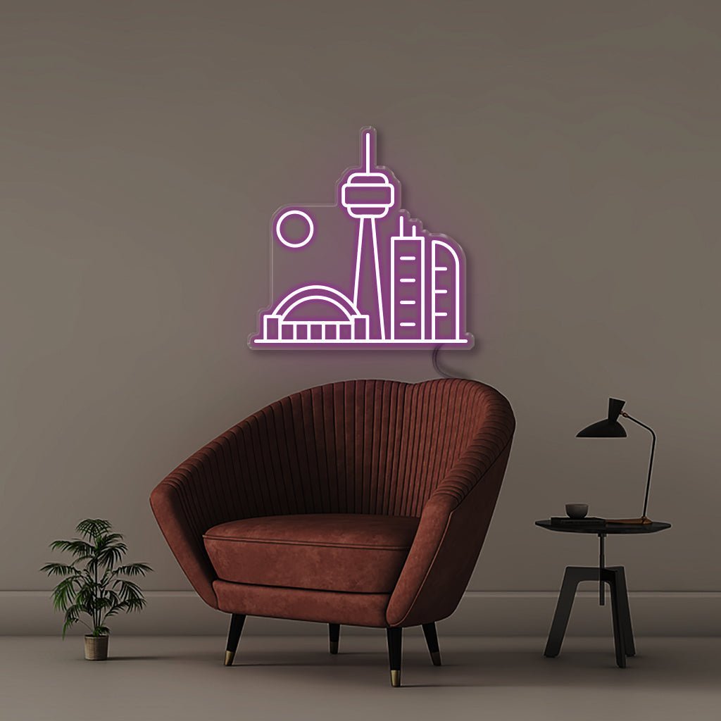 Toronto - Neonific - LED Neon Signs - 50 CM - Purple