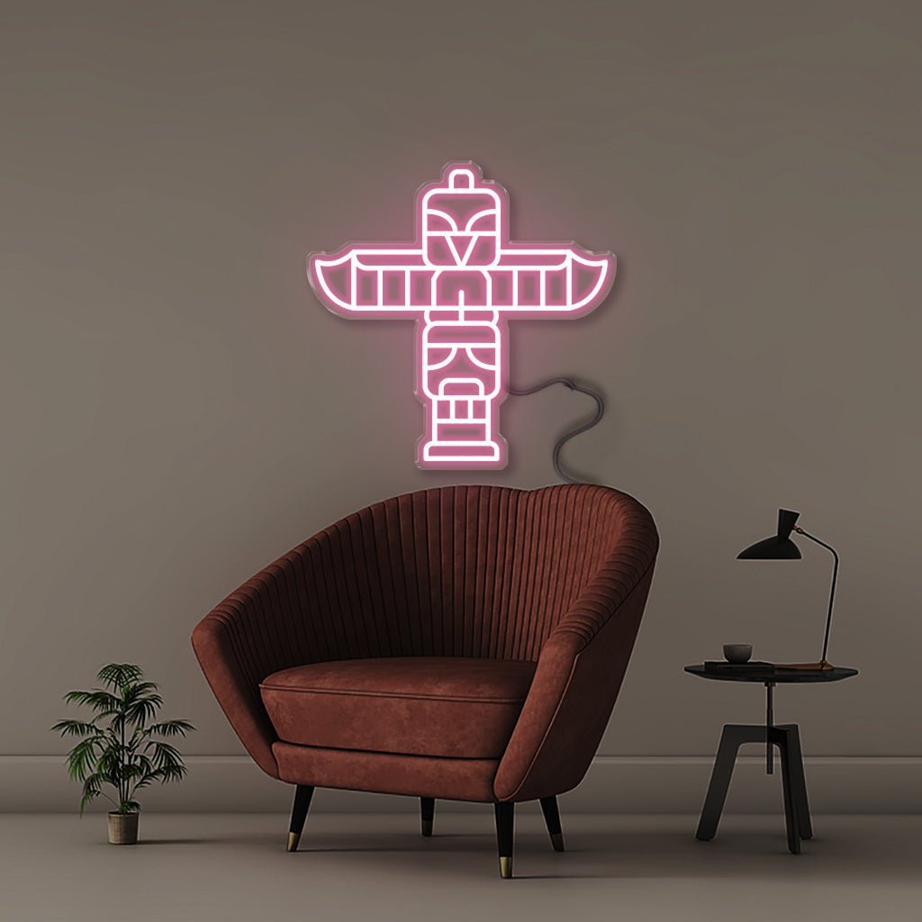 Totem - Neonific - LED Neon Signs - 50 CM - Light Pink