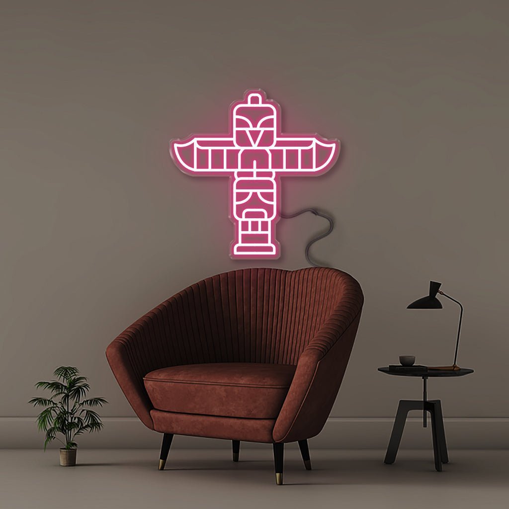 Totem - Neonific - LED Neon Signs - 50 CM - Pink