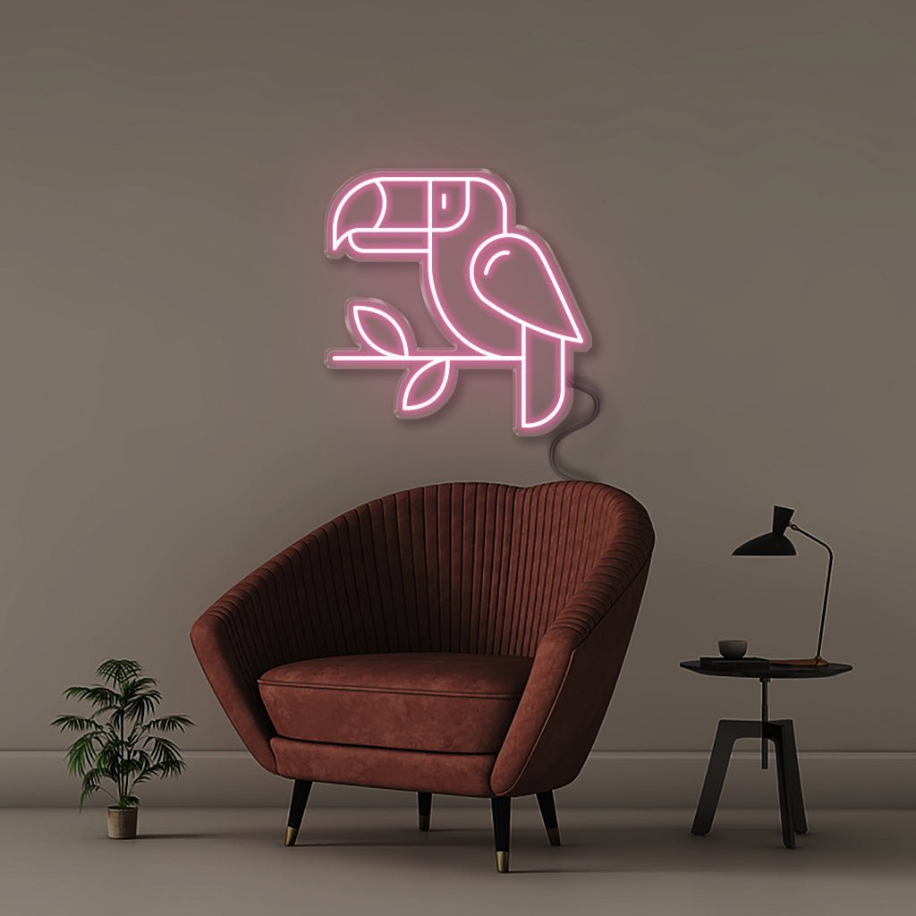 Toucan - Neonific - LED Neon Signs - 50 CM - Light Pink