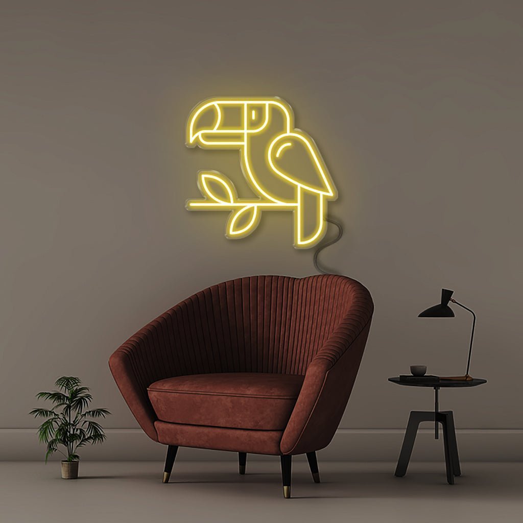 Toucan - Neonific - LED Neon Signs - 50 CM - Yellow
