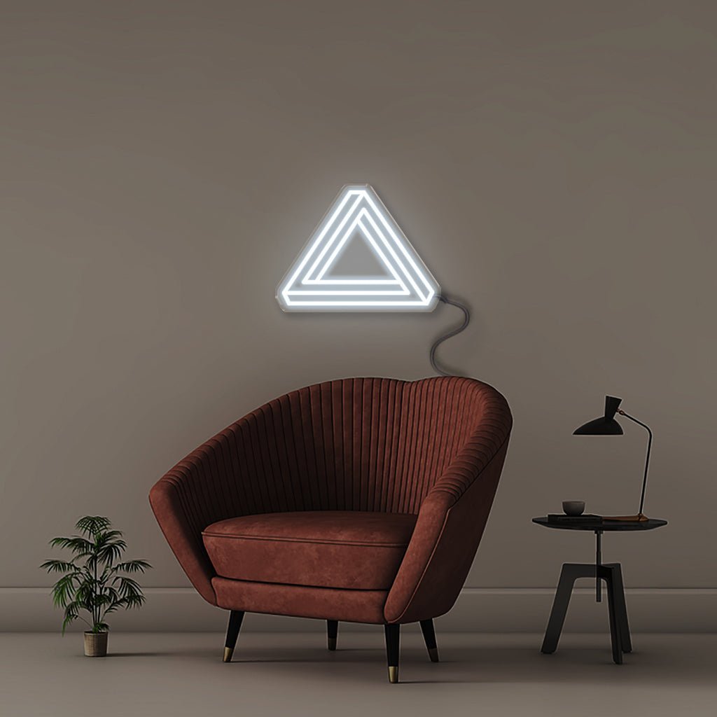 Triangular - Neonific - LED Neon Signs - 50 CM - Cool White