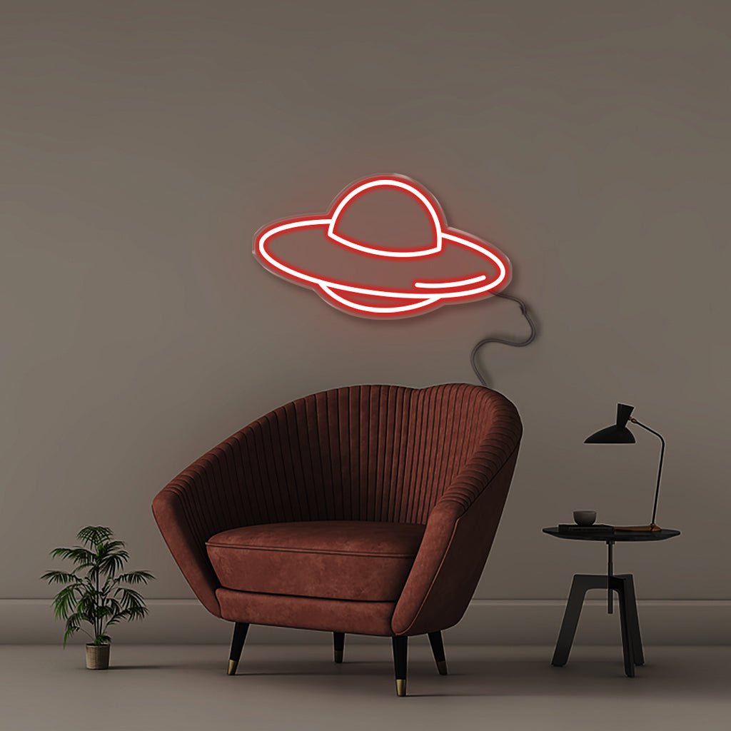 UFO - Neonific - LED Neon Signs - 50 CM - Red