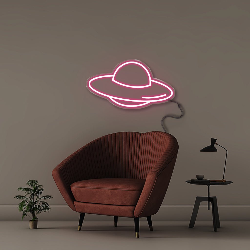 UFO - Neonific - LED Neon Signs - 50 CM - Pink