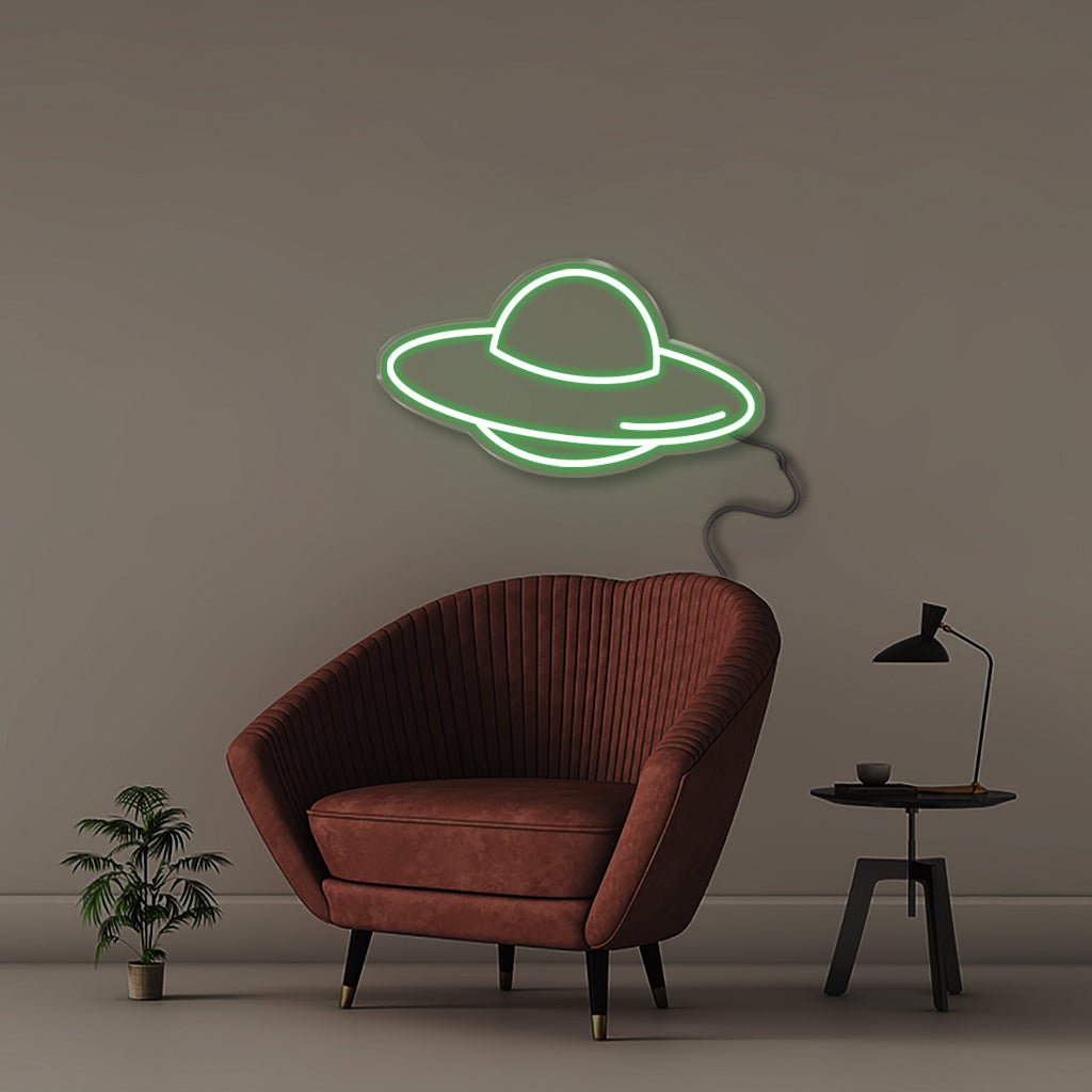 UFO - Neonific - LED Neon Signs - 50 CM - Green