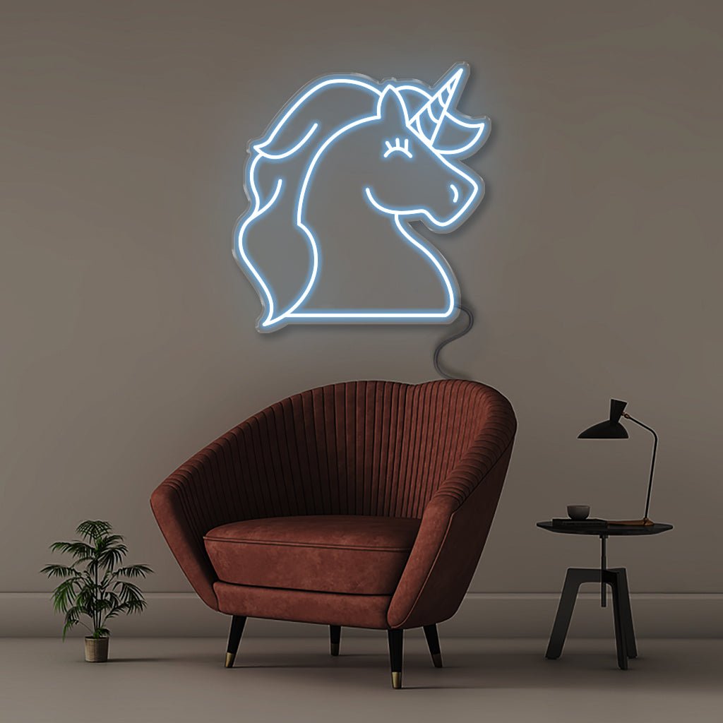 Unicorn - Neonific - LED Neon Signs - 50 CM - Light Blue