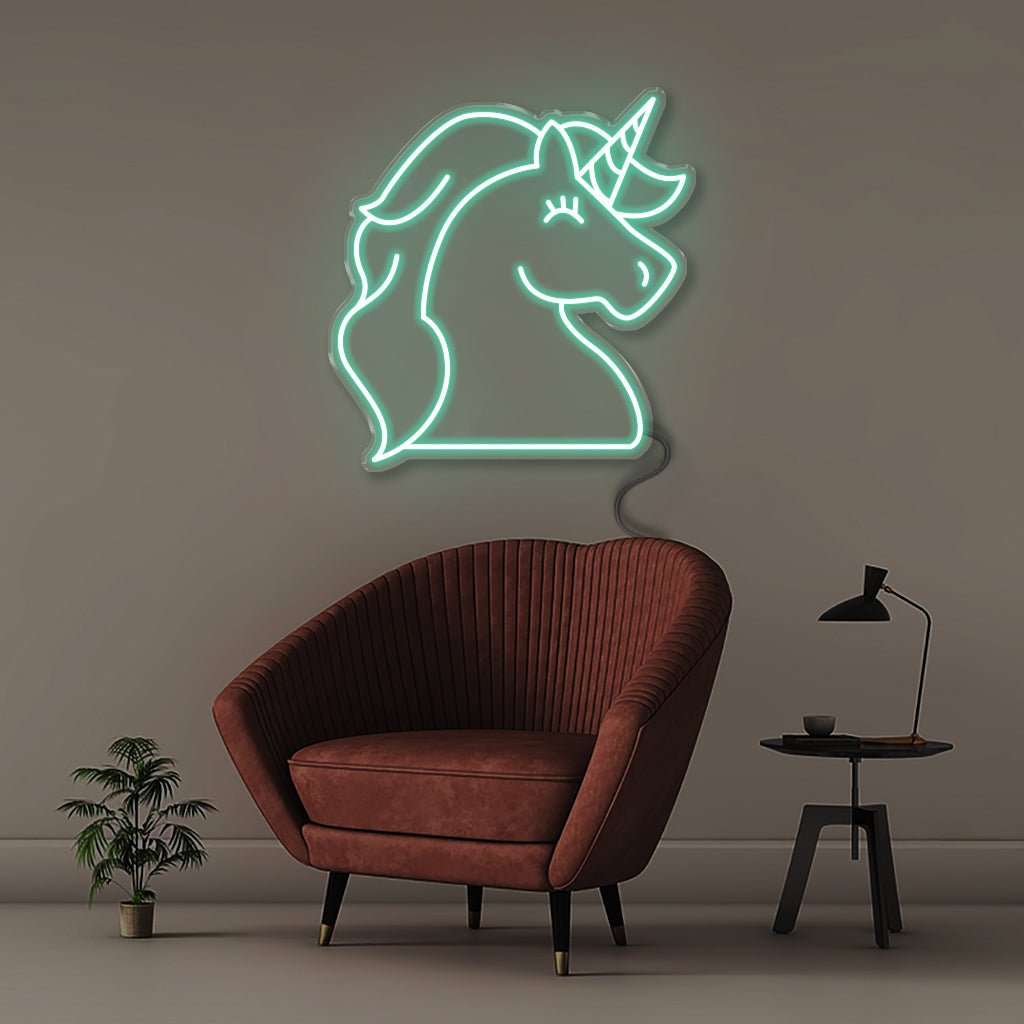 Unicorn - Neonific - LED Neon Signs - 50 CM - Sea Foam