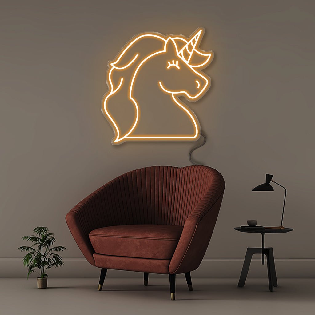Unicorn - Neonific - LED Neon Signs - 50 CM - Orange