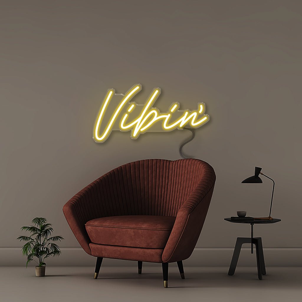 Vibin - Neonific - LED Neon Signs - 50 CM - Yellow