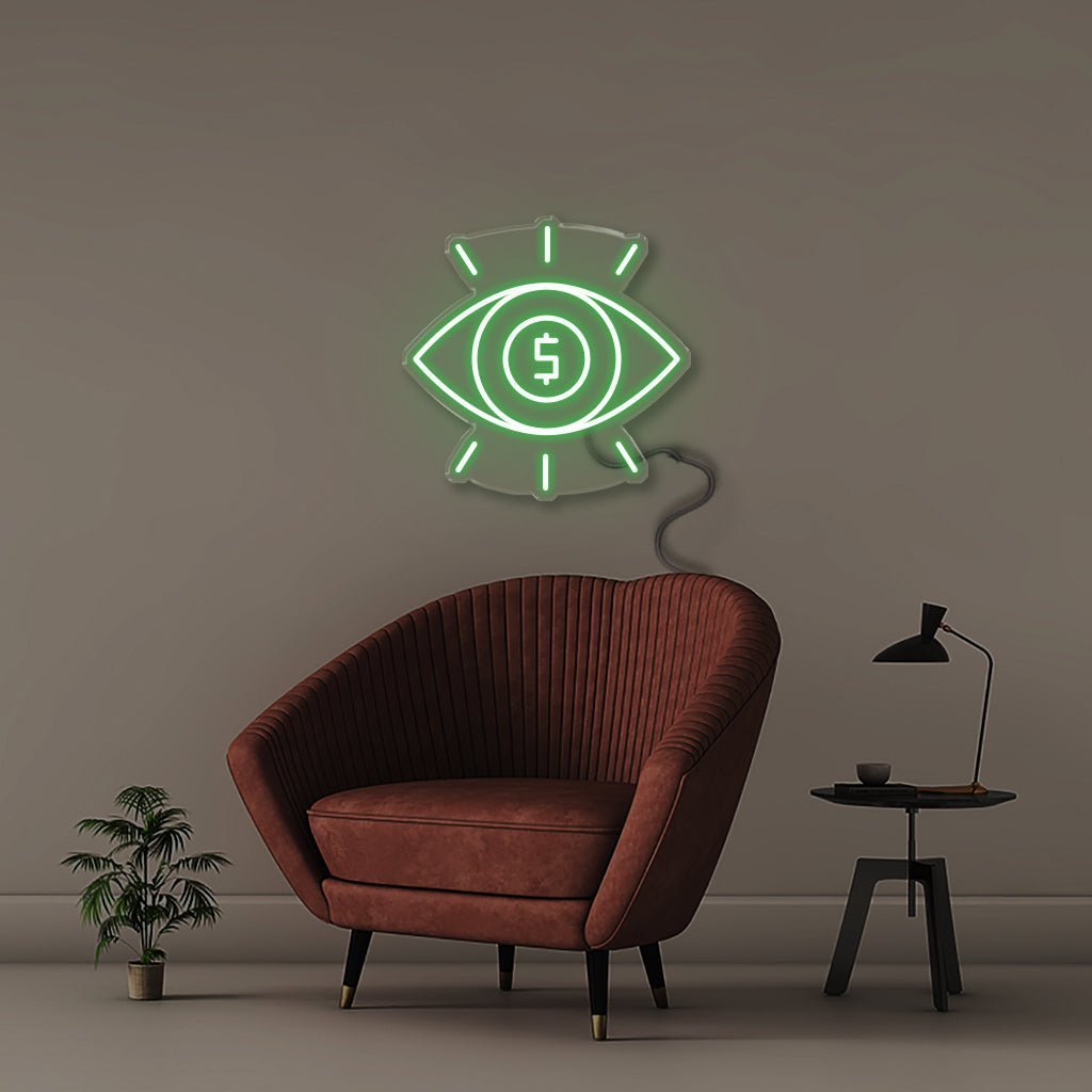 Vision - Neonific - LED Neon Signs - 50 CM - Green
