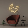 Whale - Neonific - LED Neon Signs - 50 CM - Warm White