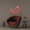 Whale - Neonific - LED Neon Signs - 50 CM - Red