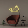 Whale - Neonific - LED Neon Signs - 50 CM - Yellow