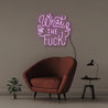 What the Fuck - Neonific - LED Neon Signs - 50 CM - Purple