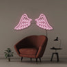 Wings - Neonific - LED Neon Signs - 50 CM - Light Pink