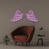 Wings - Neonific - LED Neon Signs - 50 CM - Purple
