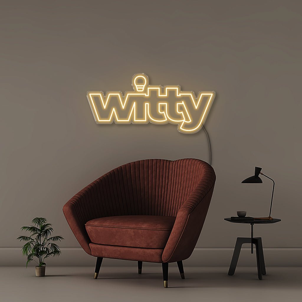 Witty - Neonific - LED Neon Signs - 50 CM - Warm White