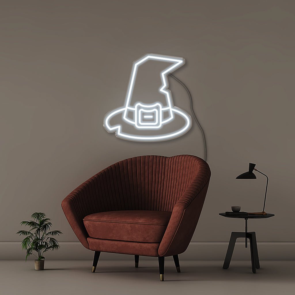 Wizard Hat - Neonific - LED Neon Signs - 50 CM - Cool White
