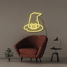 Wizard Hat - Neonific - LED Neon Signs - 50 CM - Yellow
