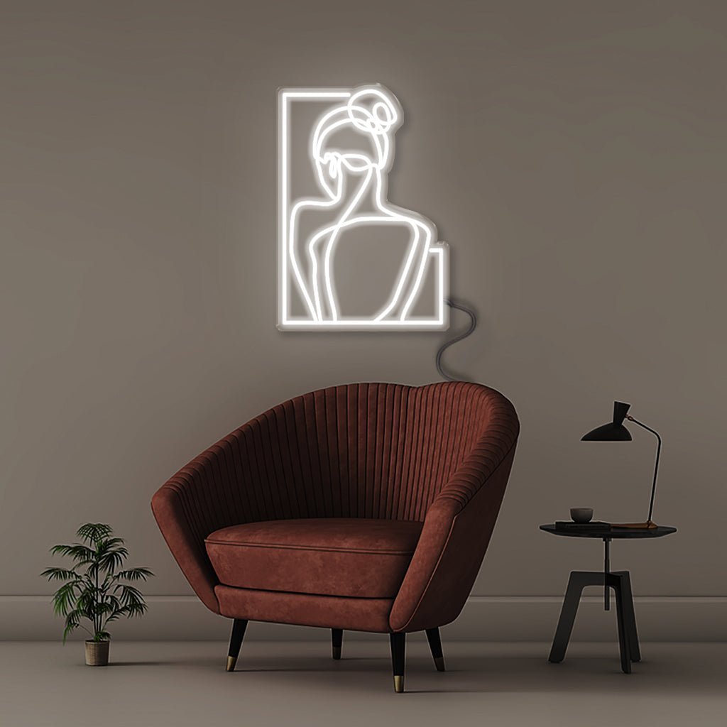 Woman - Neonific - LED Neon Signs - 75 CM - White
