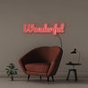 Wonderful - Neonific - LED Neon Signs - 100 CM - Red