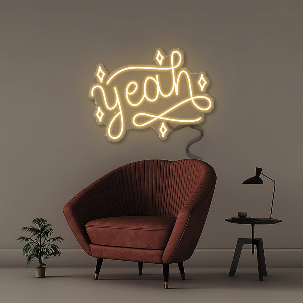 Yeah - Neonific - LED Neon Signs - 50 CM - Warm White