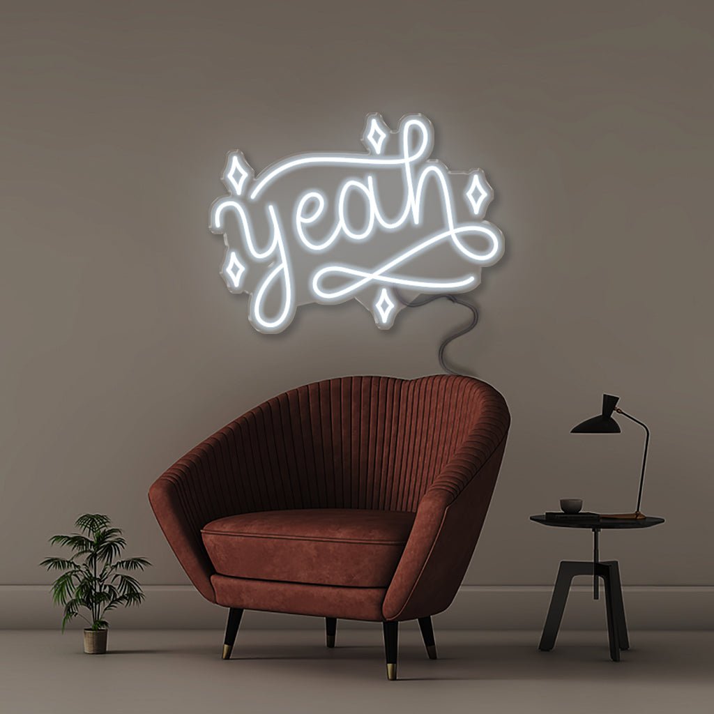 Yeah - Neonific - LED Neon Signs - 50 CM - Cool White